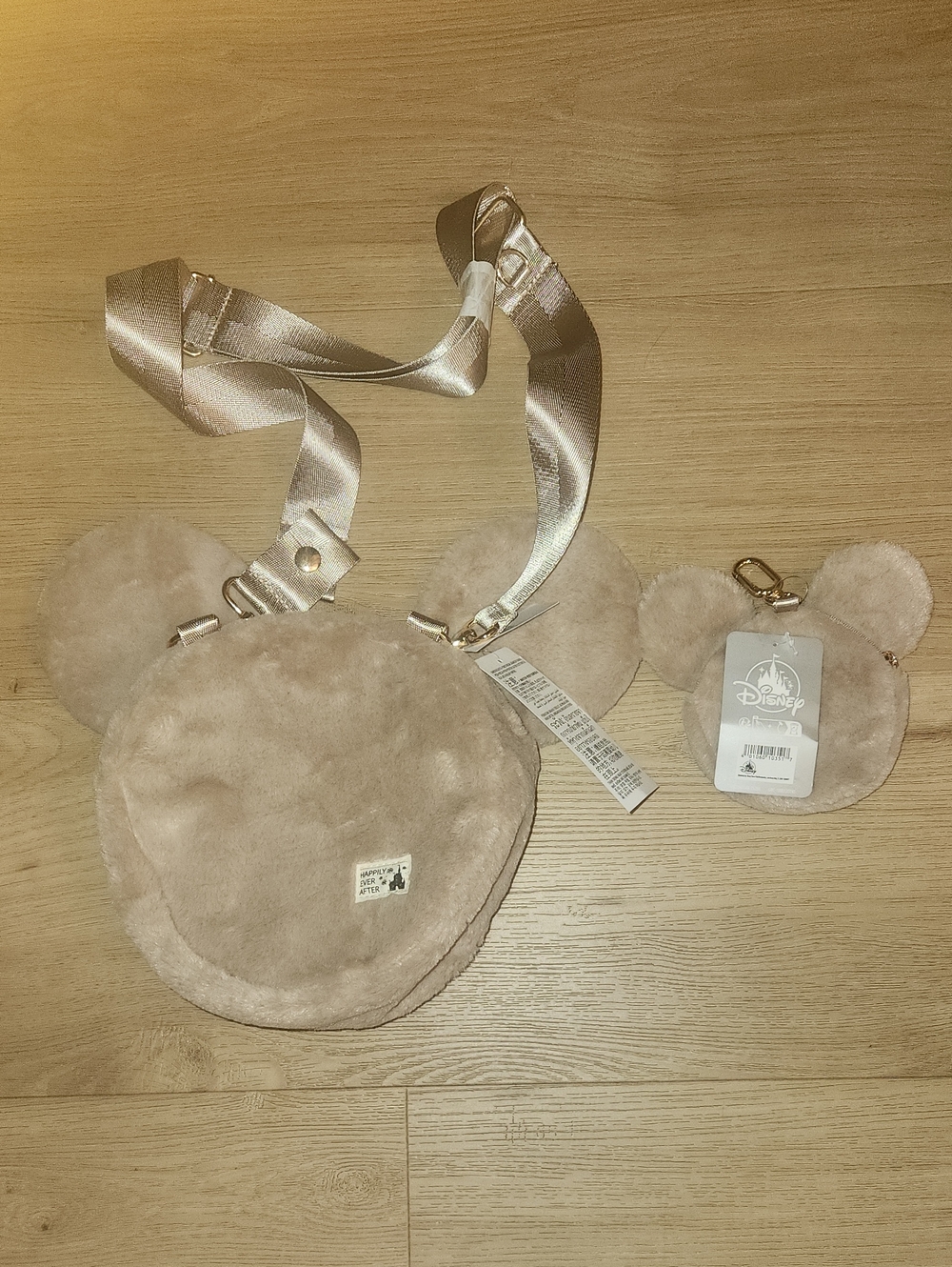 Disney Parks Plush Crossbody Bag With Coin Purse